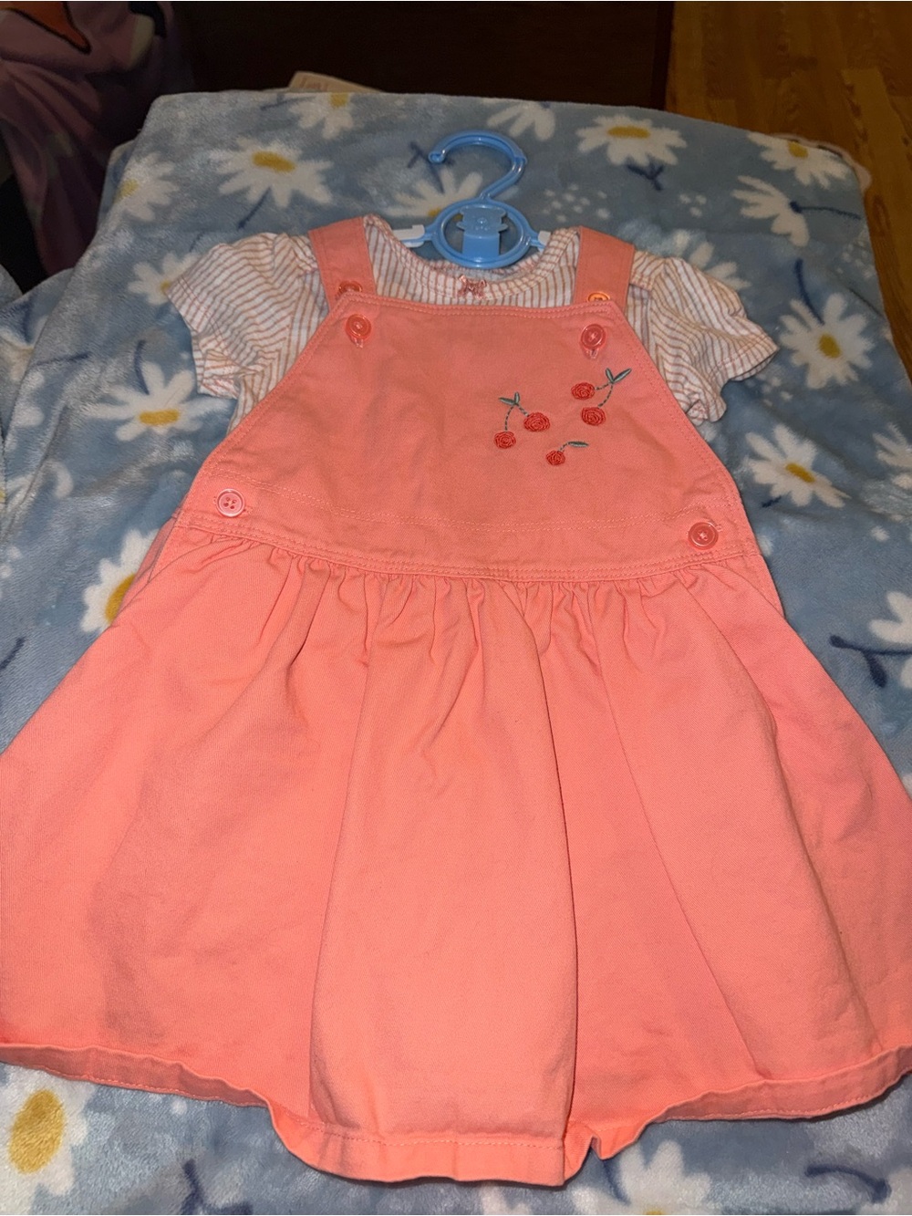 Carter’s Baby Girls Size 18 months Two Piece Jumper Dress Set